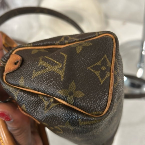 LOUIS VUITTON Monogram Mini Speedy Hand Bag 2way M41534 LV Auth 75479 - Picture 9 of 14
